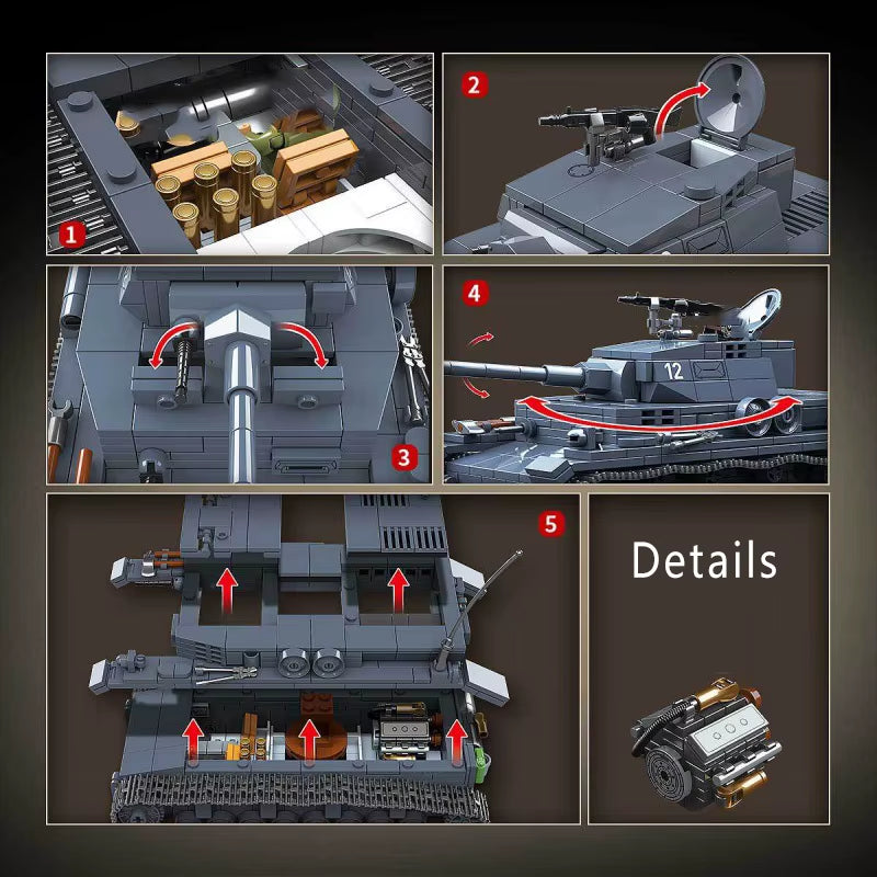 Panzer IV German Tank Bricks