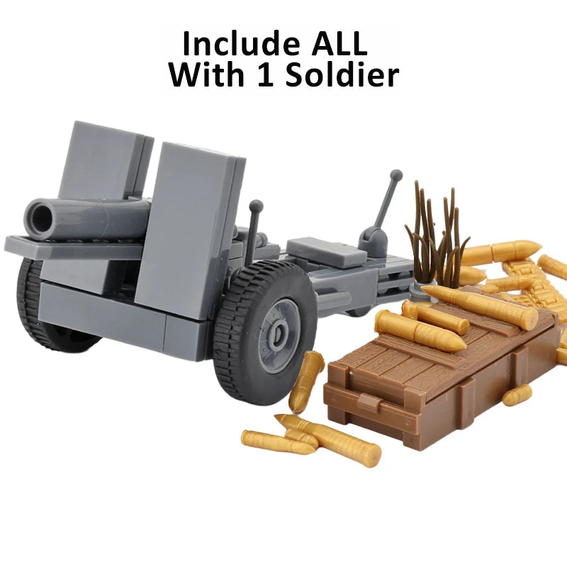 WW2 German Cannons Bricks