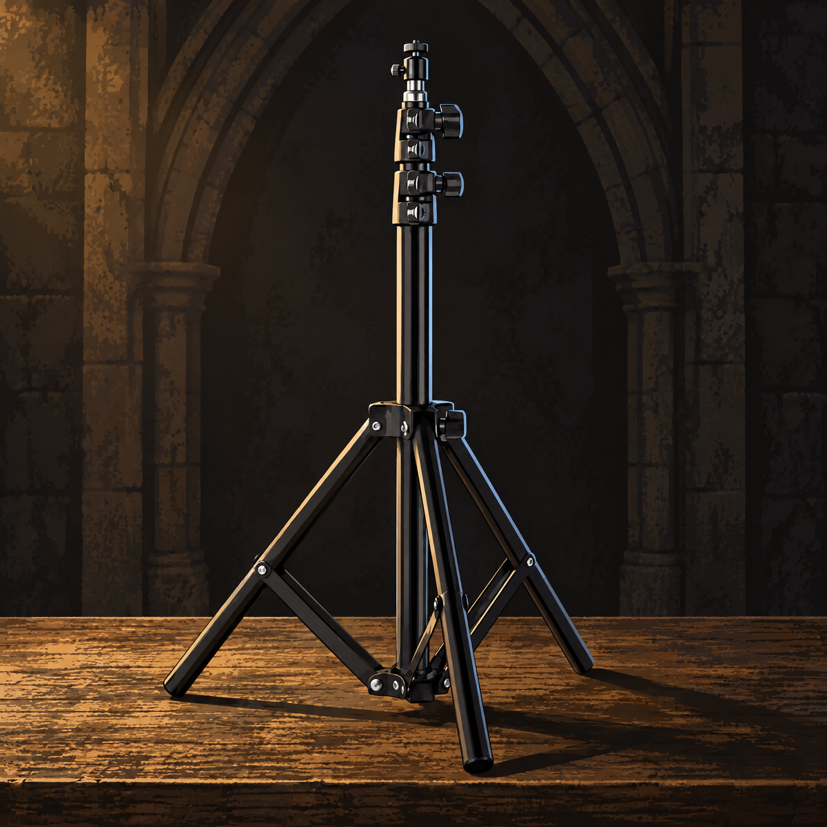 NightNook Read-Anywhere Tripod, black adjustable tripod stand