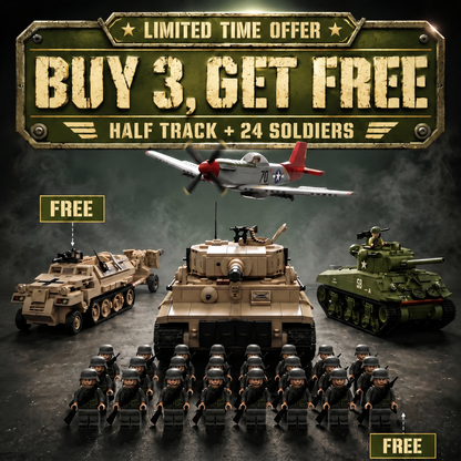 Buy 3, get free half track plus 24 soldiers offer