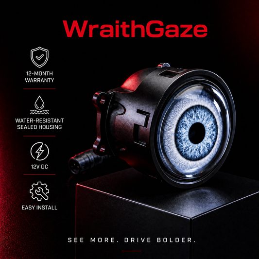 WraithGaze™ Animated Eyes – 3" Universal LED Lights