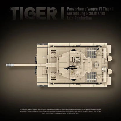Tiger I German Tank Brick