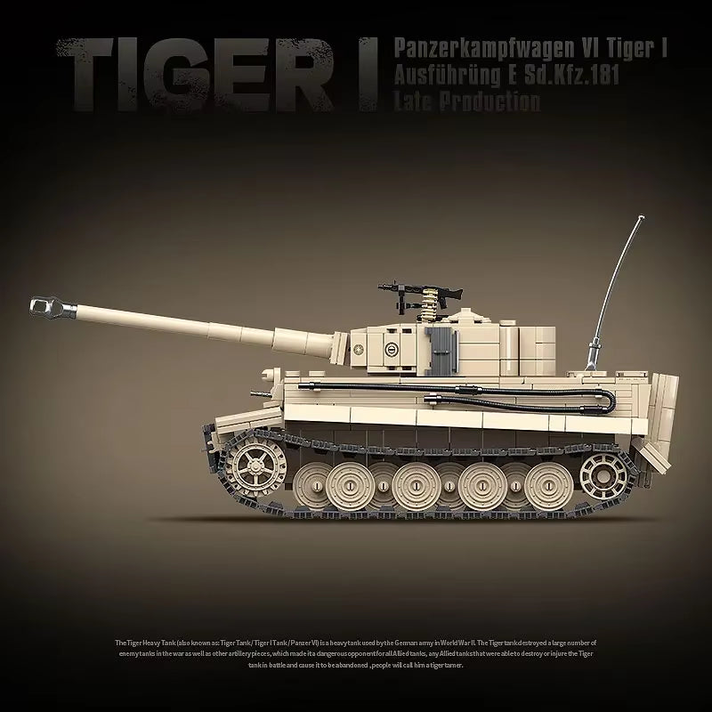 Tiger I German Tank Brick