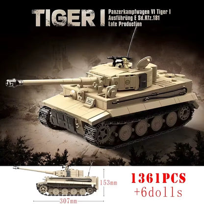 Tiger I German Tank Brick