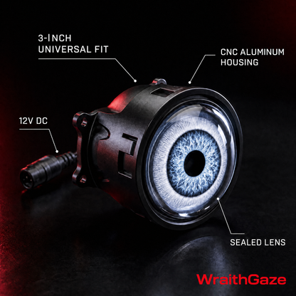 WraithGaze™ Animated Eyes – 3" Universal LED Lights