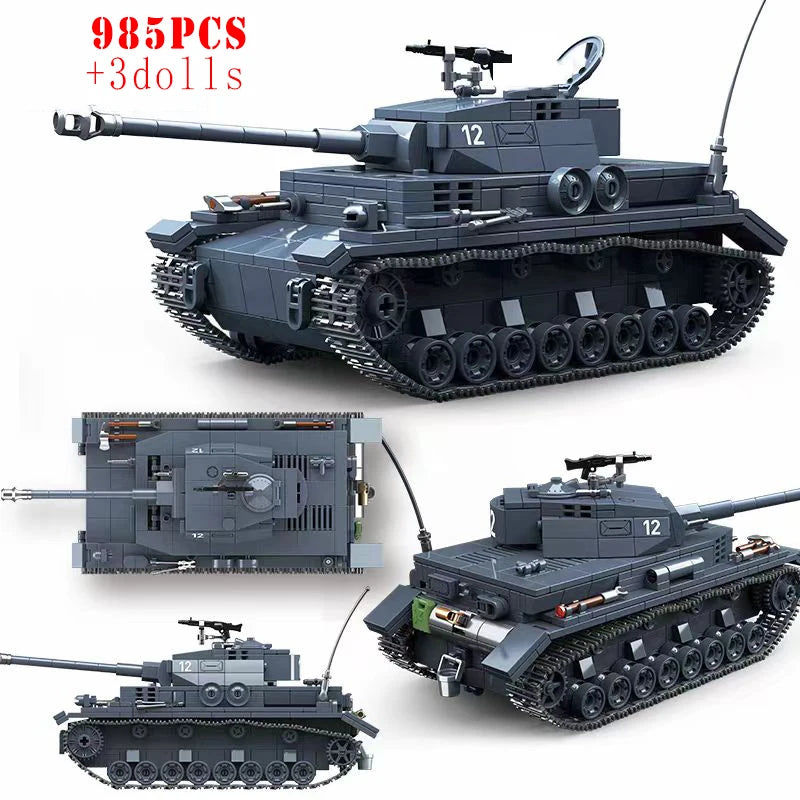 Panzer IV German Tank Bricks