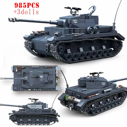 Panzer IV German Tank Bricks