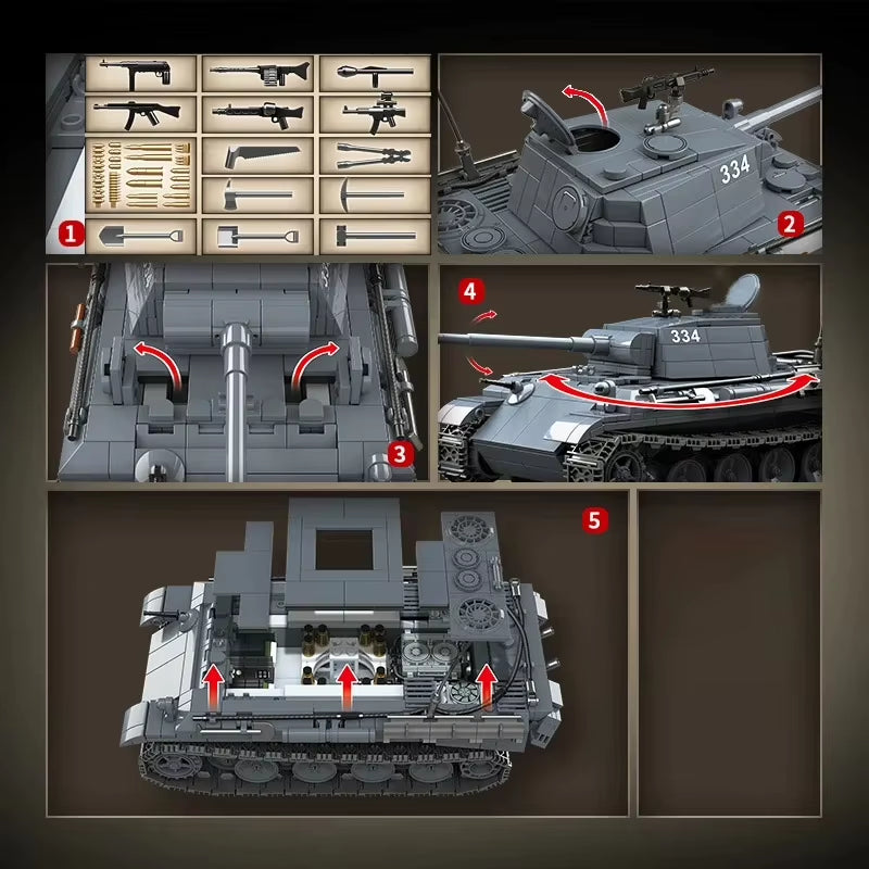 Panther Tank Bricks