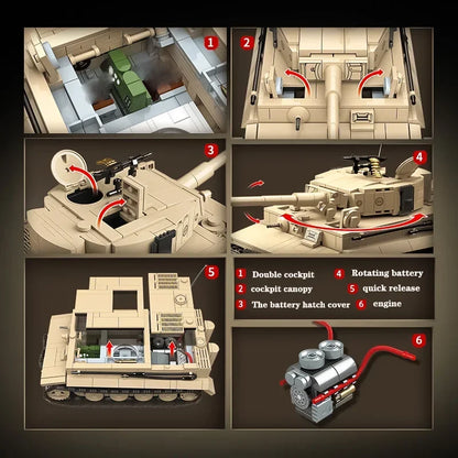 Tiger I German Tank Brick