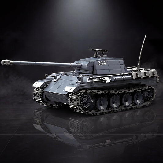 Panther brick set, hero on a dark display