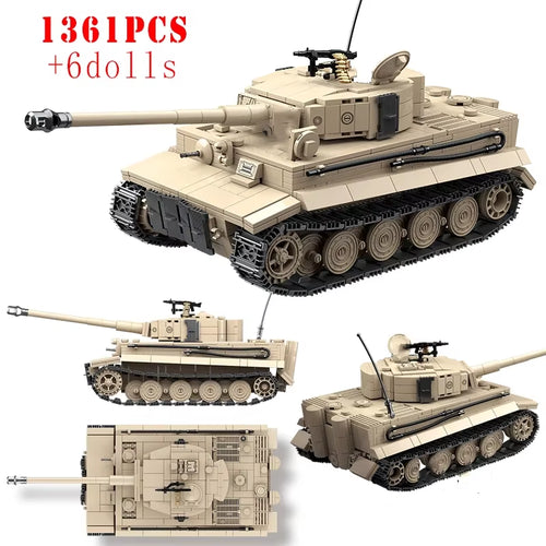Tiger I German Tank Brick