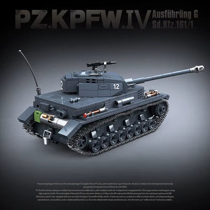 Panzer IV German Tank Bricks