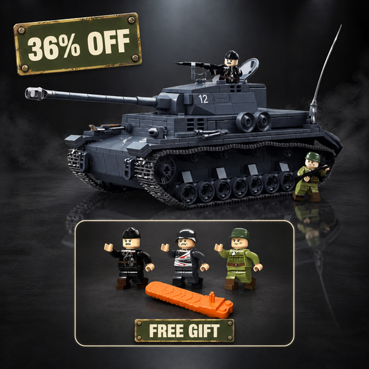 Panzer IV Ausf G brick set, 36% off, with a free crew and brick separator