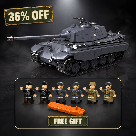 Tiger II brick set, 36% off, with a free crew and brick separator