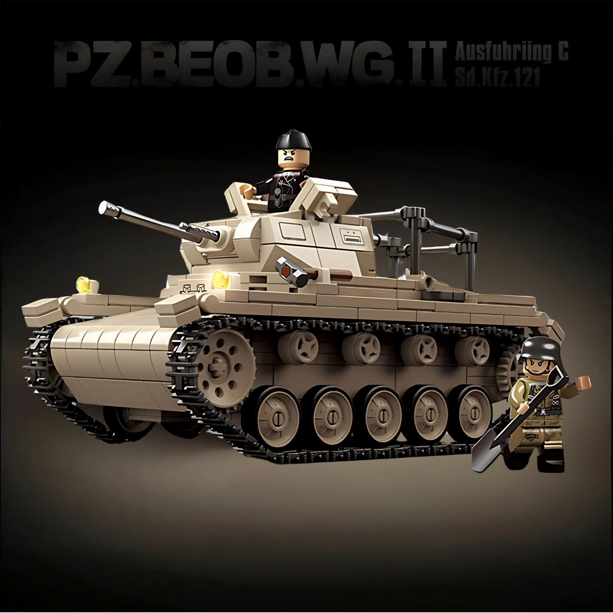 Panzer II brick set, picture 3