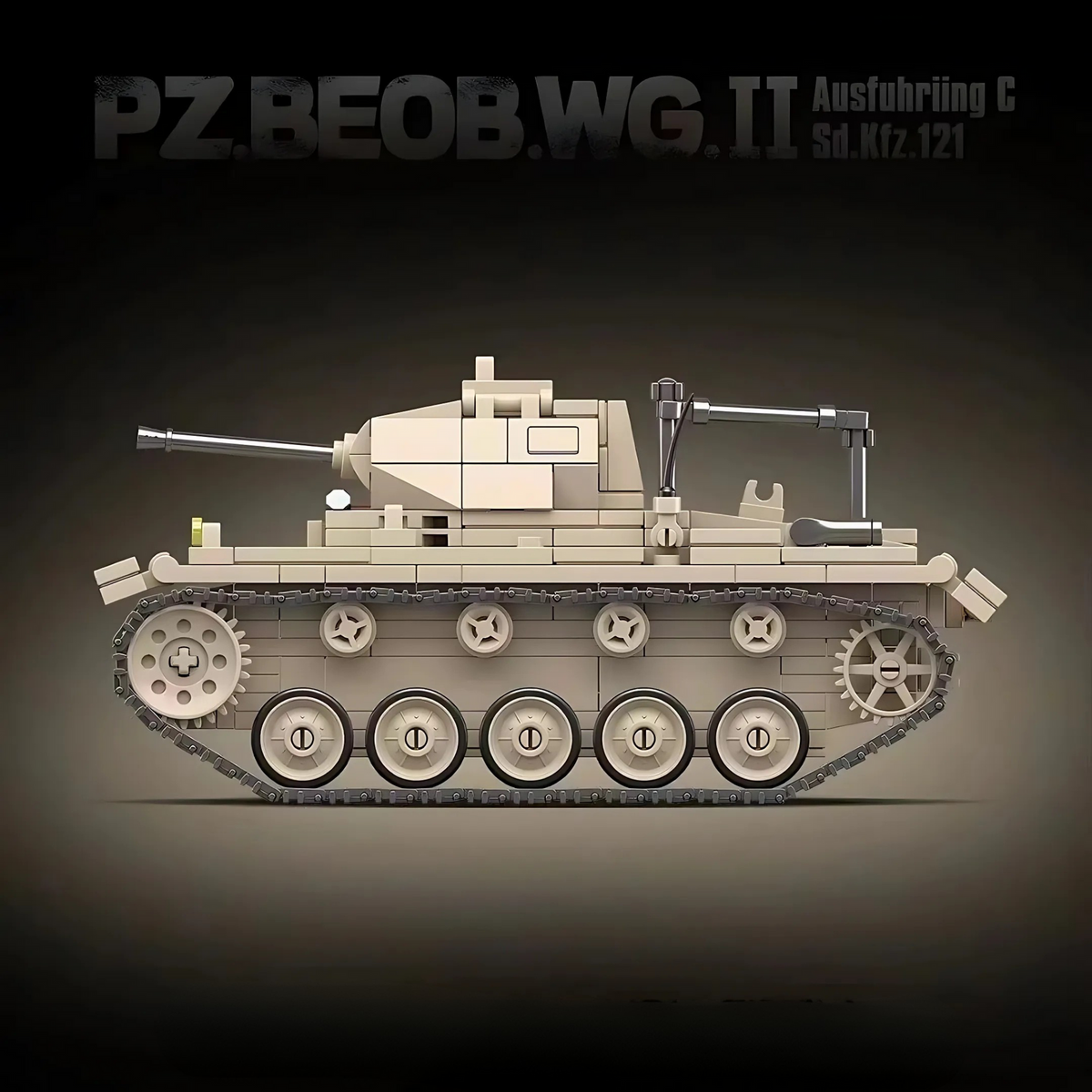 Panzer II brick set, picture 7