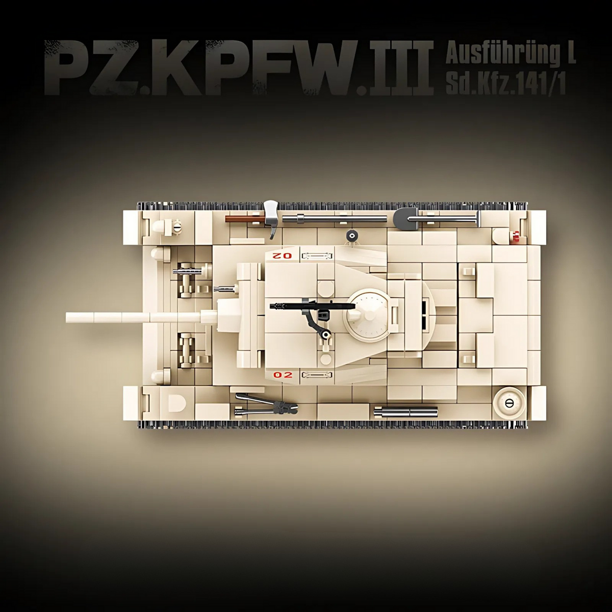 Panzer III brick set, picture 5