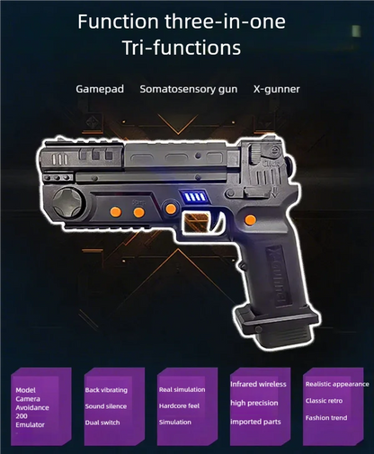 XGUNNER Wireless Gaming Arcade Pistol 