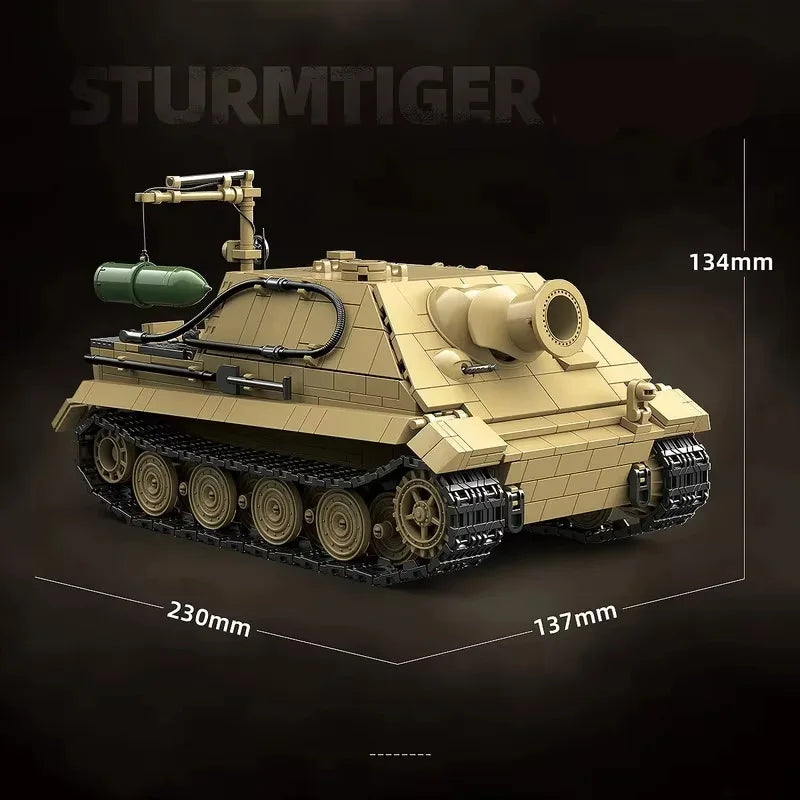 Army Sturmtiger German Tank Bricks