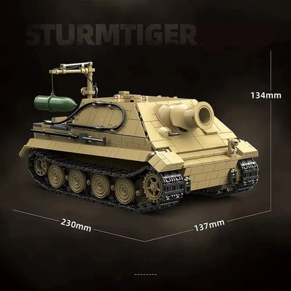 Army Sturmtiger German Tank Bricks
