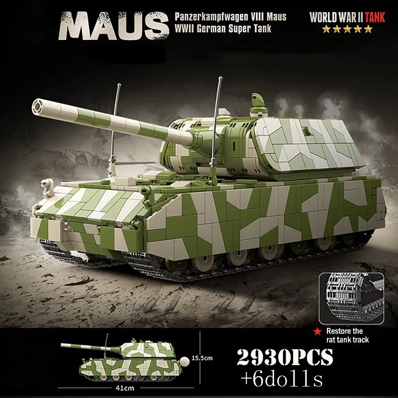 Military Tank Bricks Sets