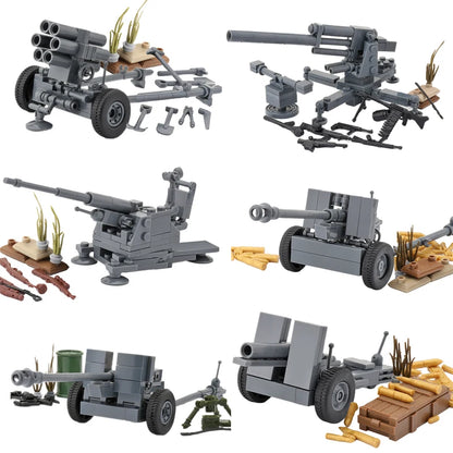 WW2 German Cannons Bricks