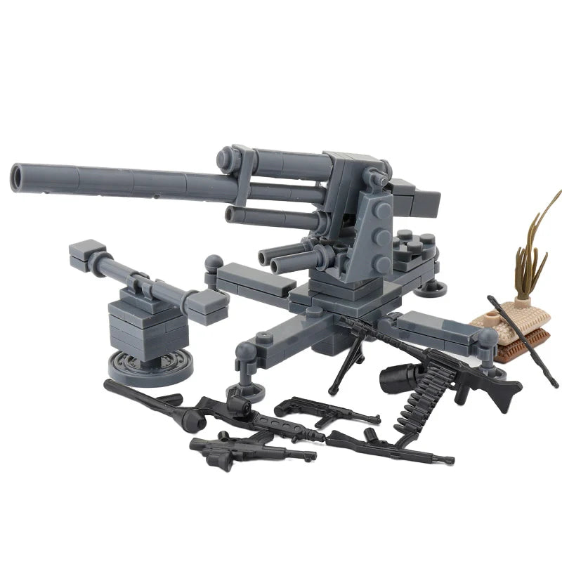 WW2 German Cannons Bricks