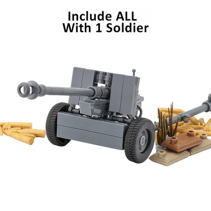WW2 German Cannons Bricks
