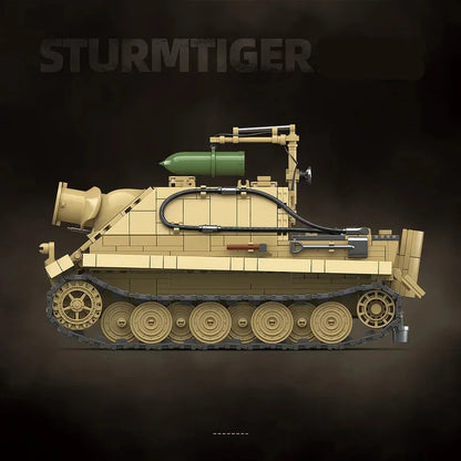 Army Sturmtiger German Tank Bricks