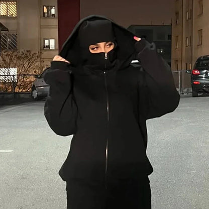 Balaclava Hooded Sweatshirt