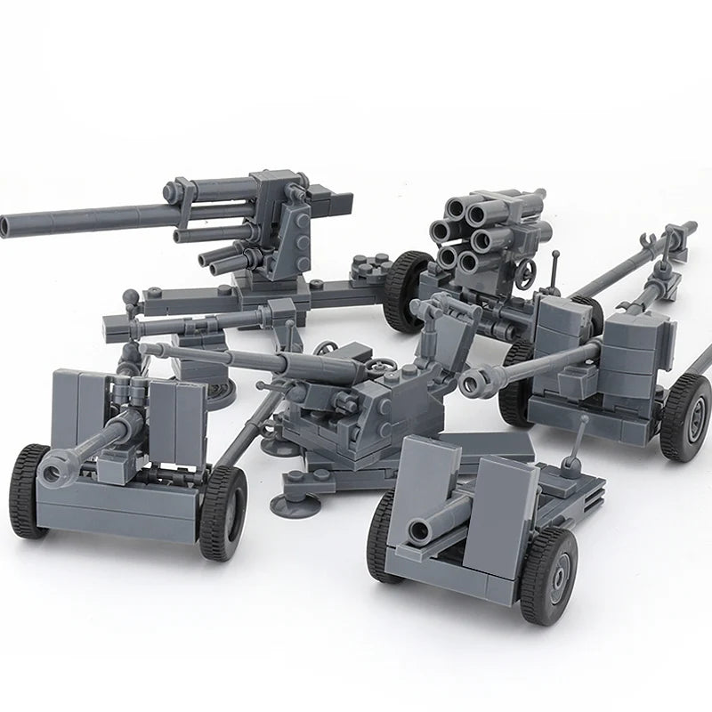 WW2 German Cannons Bricks