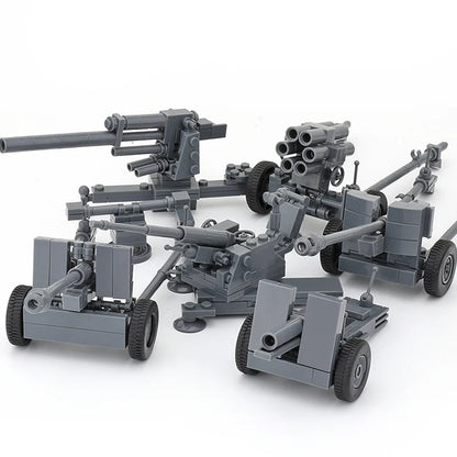 WW2 German Cannons Bricks