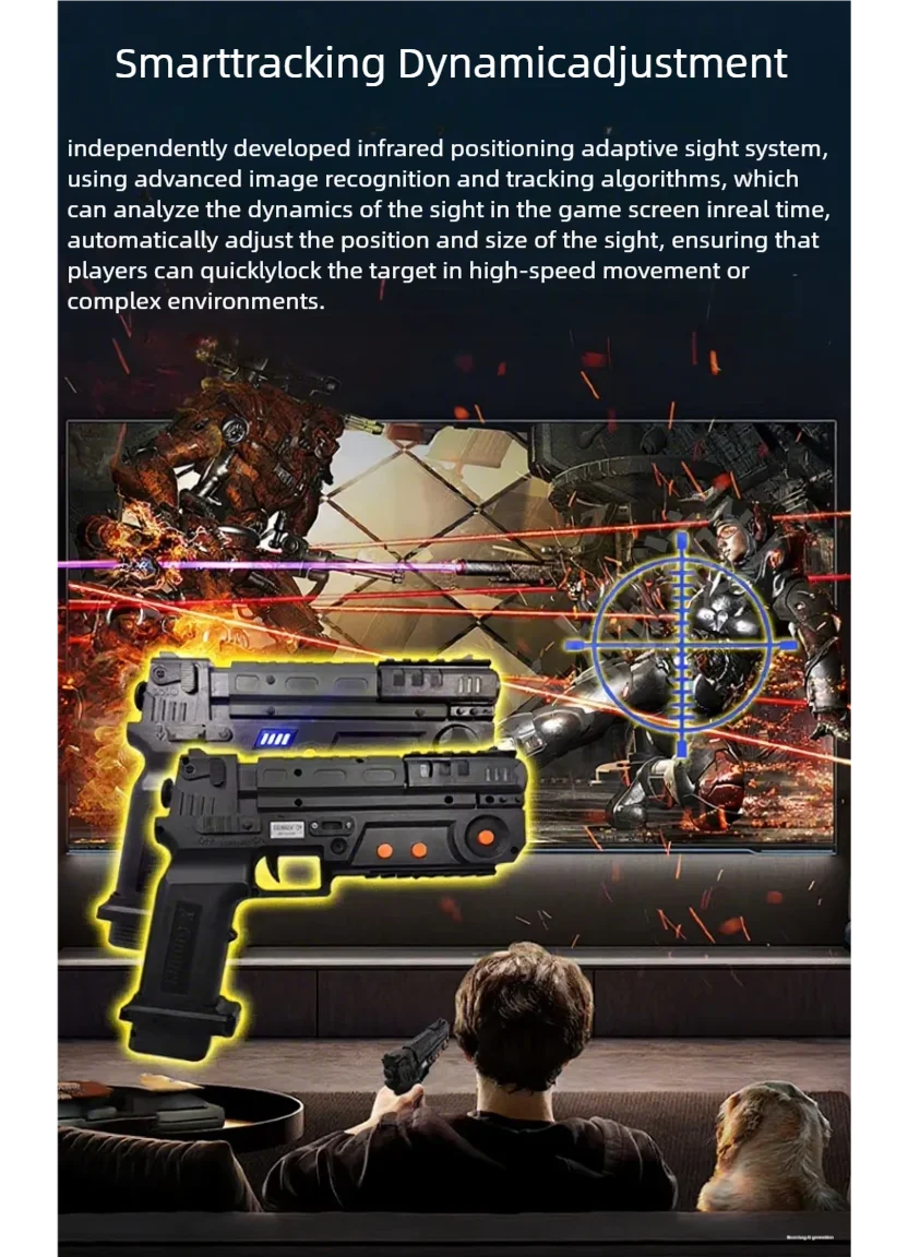 XGUNNER Wireless Gaming Arcade Pistol 