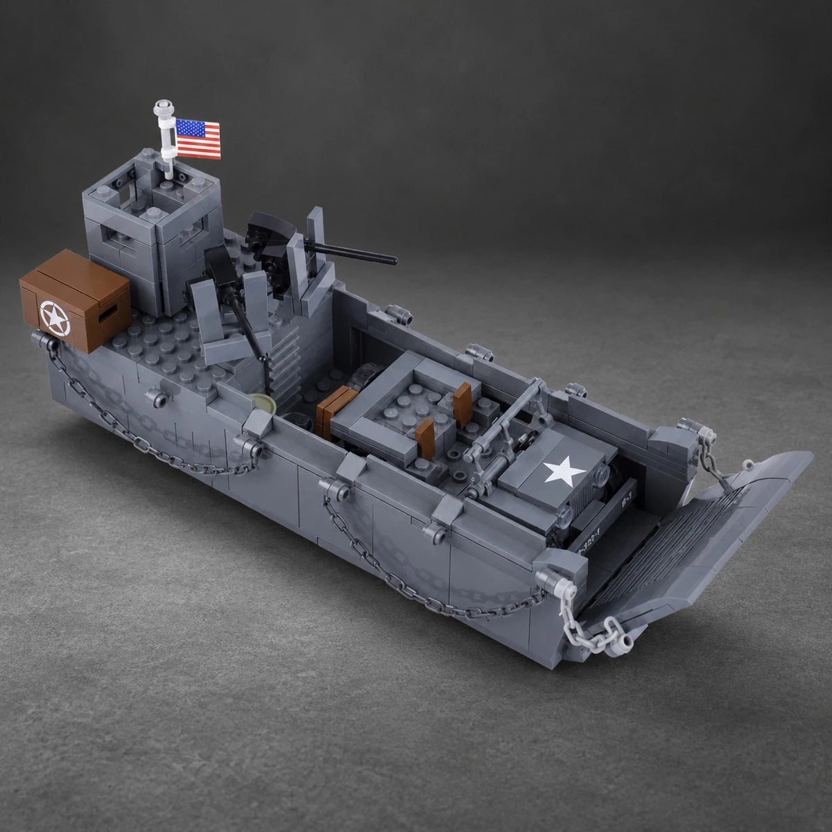 Higgins landing boat brick model