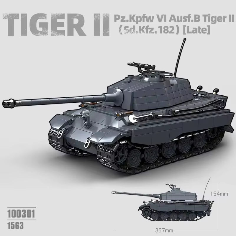Tiger II Heavy Tank Sd.Kfz. Bricks