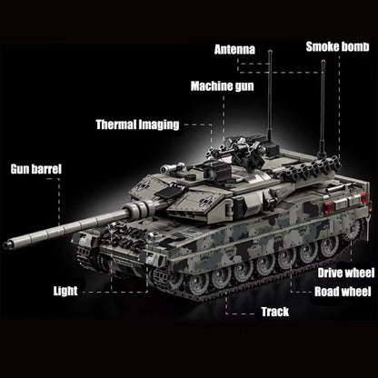 Leopard 2A7 German Tank Brick PostWW2