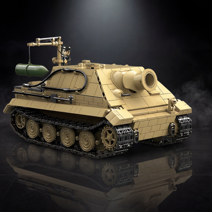 Sturmtiger desert tan brick tank set, picture 1