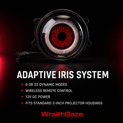 WraithGaze™ Animated Eyes – 3" Universal LED Lights
