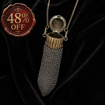 Handmade Tarnished Chainmail Pouch