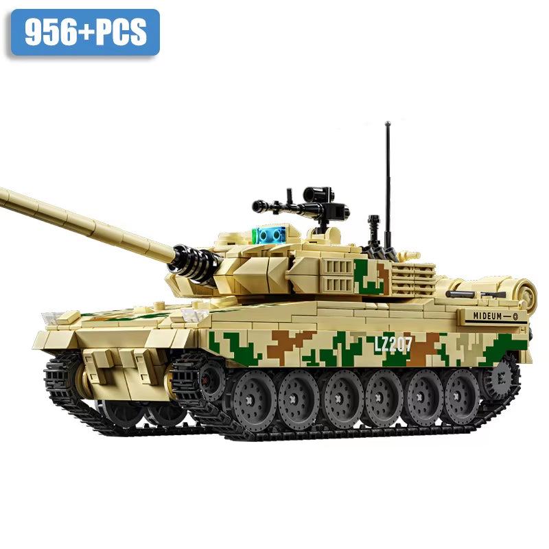 Leopard 2A7 German Tank Brick PostWW2