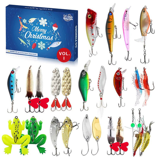 The Original Fishing Calendar | 24 Mixed Water Lures [VOL. I]