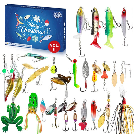 The Original Fishing Calendar | 24 Mixed Water Lures [VOL. II]