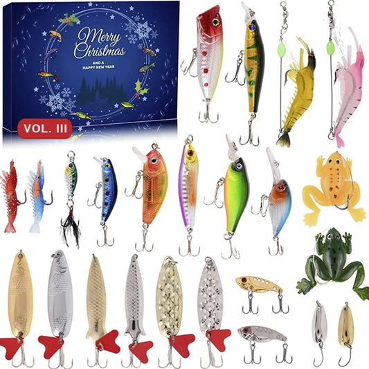 The Original Fishing Calendar | 24 Mixed Water Lures [VOL. III]