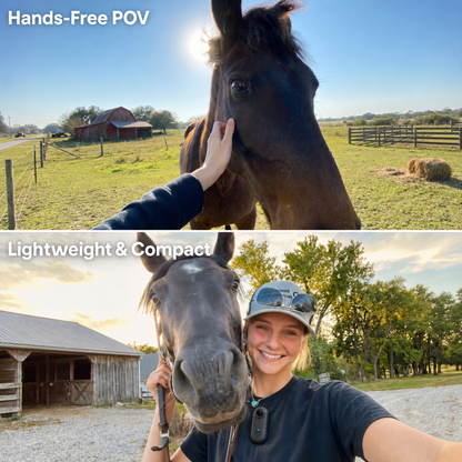 TRACE™ Pro 4K Riding Camera — Hands-Free Magnetic Wear So You Never Miss The Moment