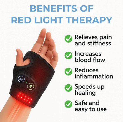 RedRest Light Therapy Wrist Strap