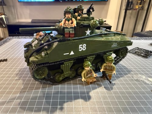 Customer photo of the M4A3 Sherman build