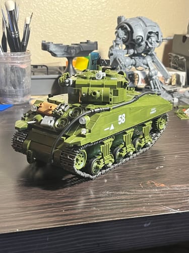 Customer photo of the M4A3 Sherman build