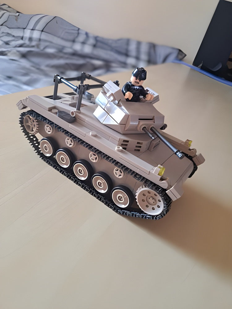 Panzer II brick set, a customer's finished Panzer II