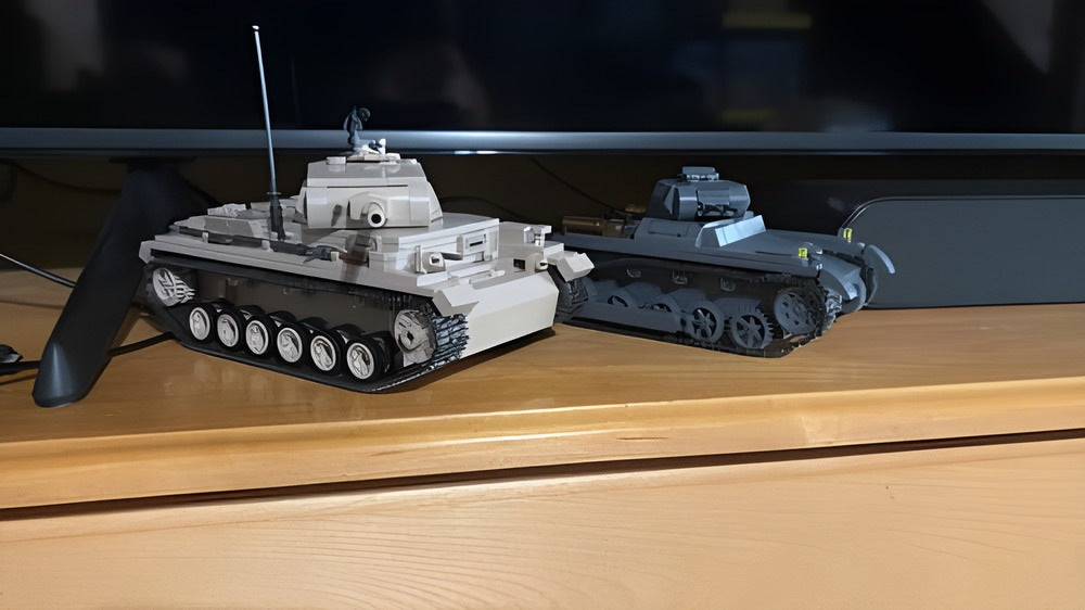 Panzer III brick set, a customer's finished Panzer III