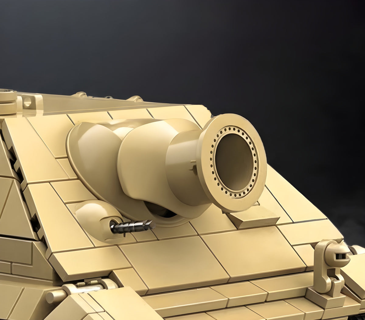 SturmTiger brick set, a close-up of the build